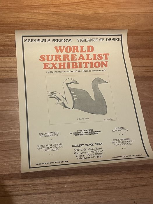 Cartaz World Surrealist Exhibition