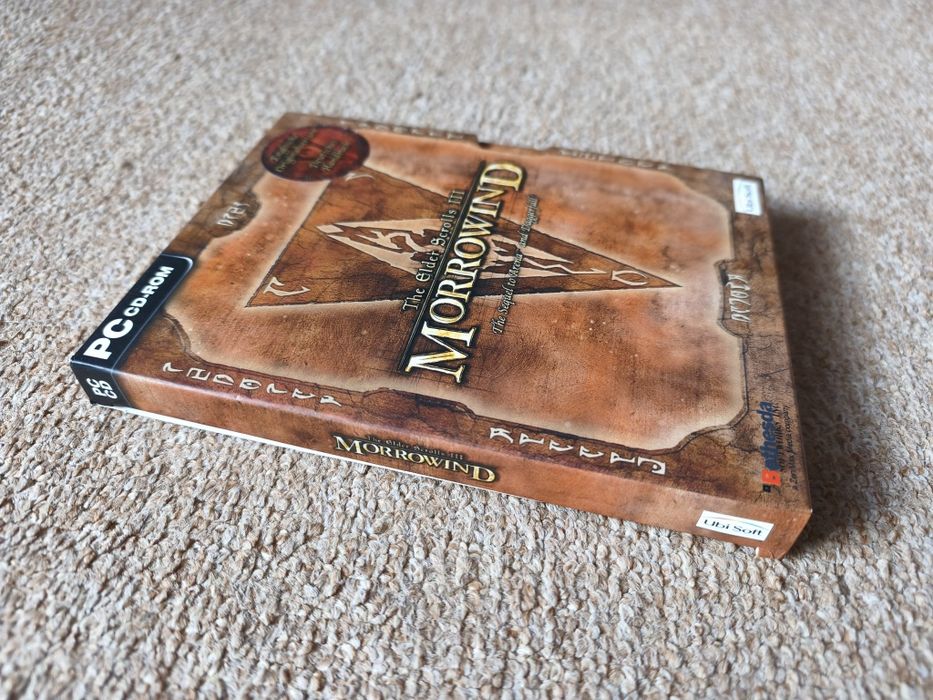 The Elder Scrolls III Morrowind PC Big Box 2 CD Sea of Ghosts mapa Kolekcjonerskie Wydanie