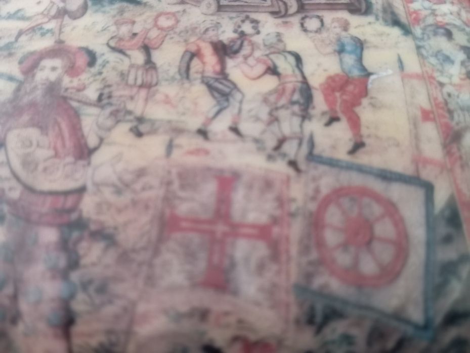 Prato porcelana tapeçarias D João de Castro