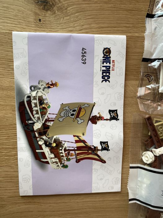 Klocki jak lego / nr 45639 statek piracki / zestaw/ bdb jakosc