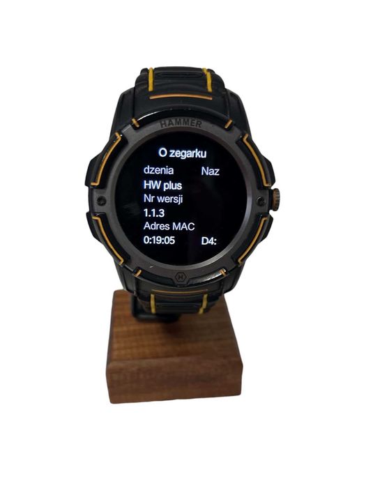 smartwatch hammer watch plus + pudełko + ładowarka