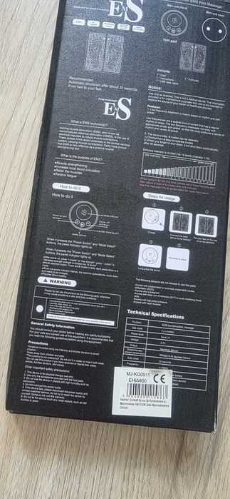 Elektryczny masażer stóp EMS mata masująca