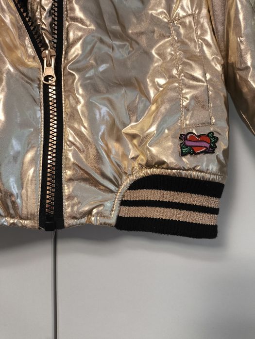 Kurtka bomberka Coccodrillo r92 złota połyskująca