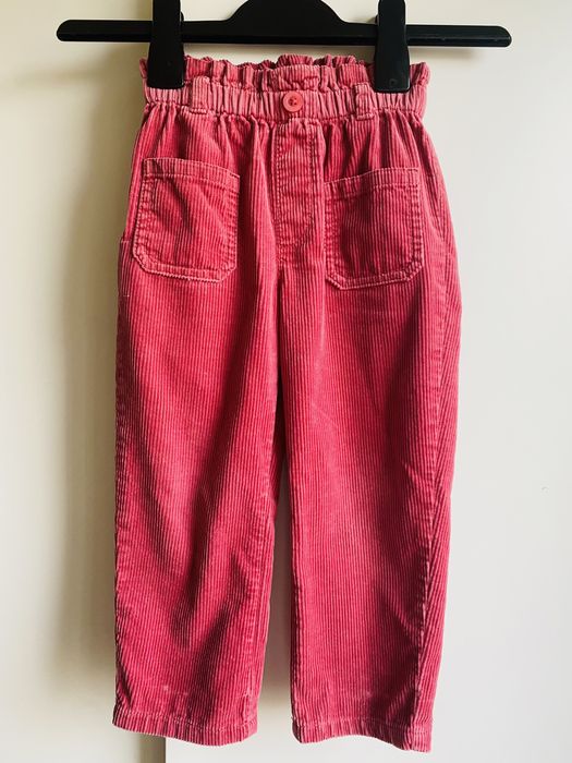 Dziecięce spodnie welurowe Benetton rozm 98