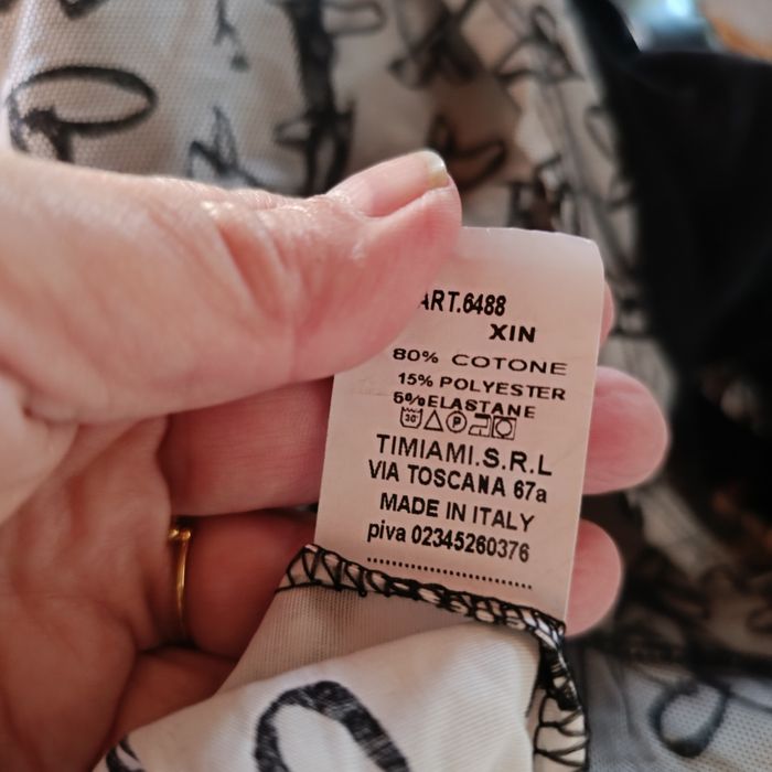 Vestido preto de algodão da marca Timiani Novo