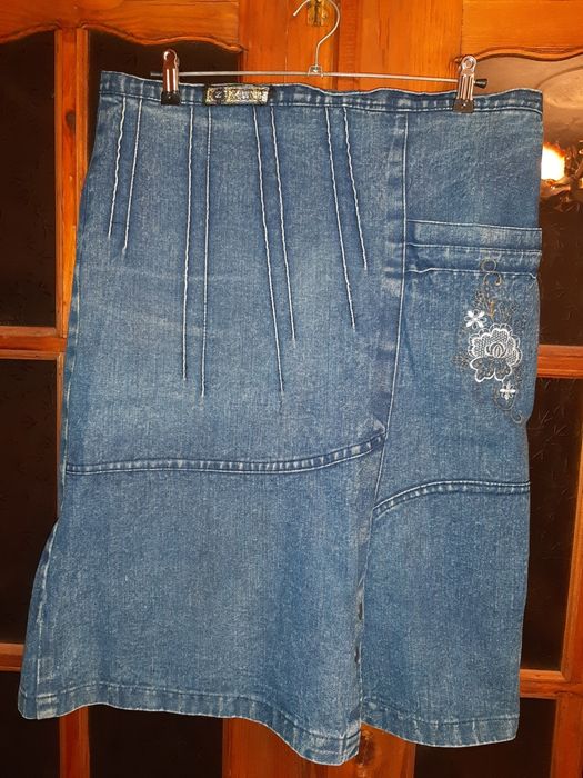 Джинсовая женская юбка