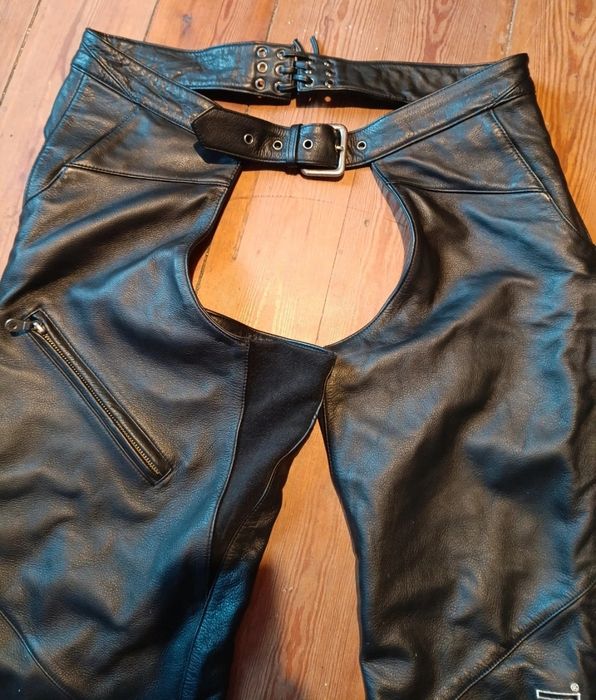 CZAPSY skórzane na motor - damskie Harley Davidson