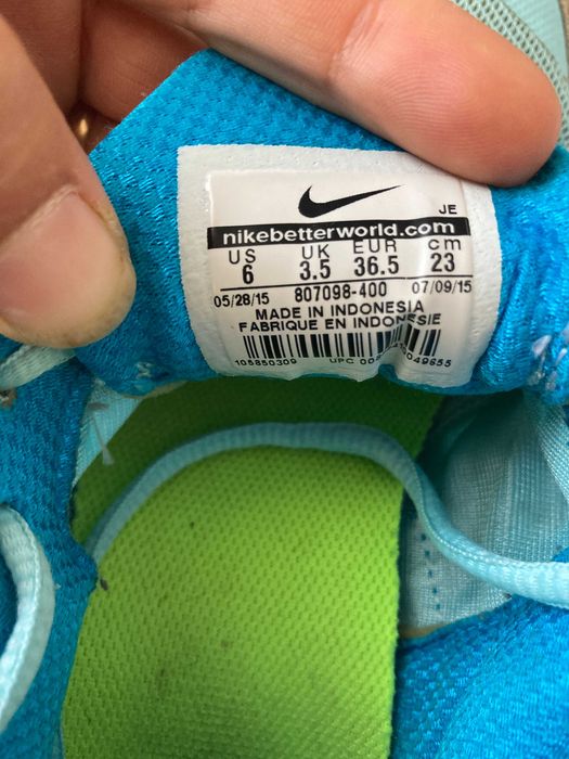 Ténis Nike Air Relentless 5 Azuis e Laranja , T.36,5