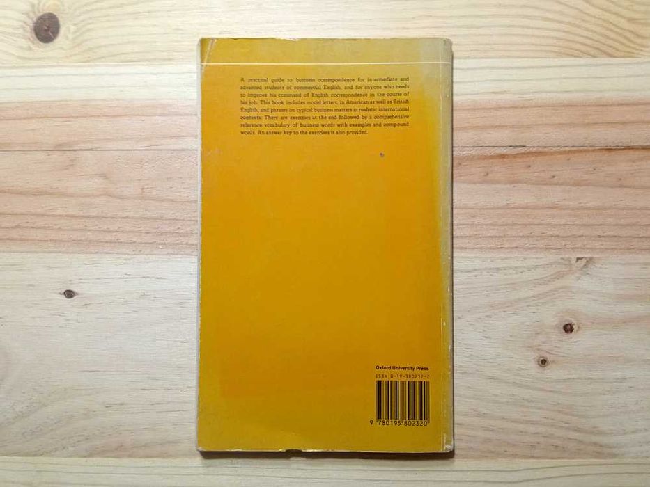 Livro "Business Letters For All"