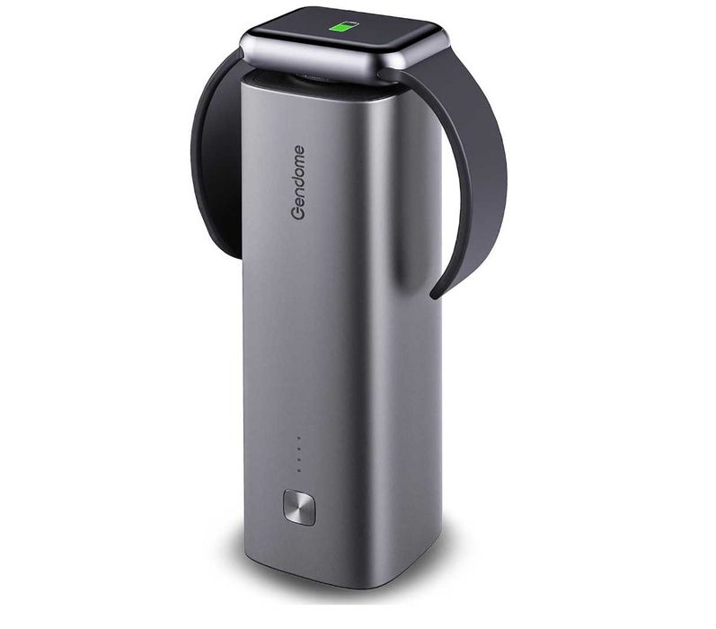 Павербанк с беспроводной быстрой зарядкой для Aplle Watch