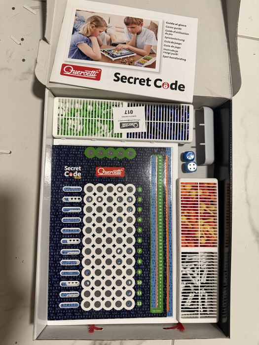 Gra planszowa logiczna Quercetti Secret Code (Mastermind) 2w1, kompletna