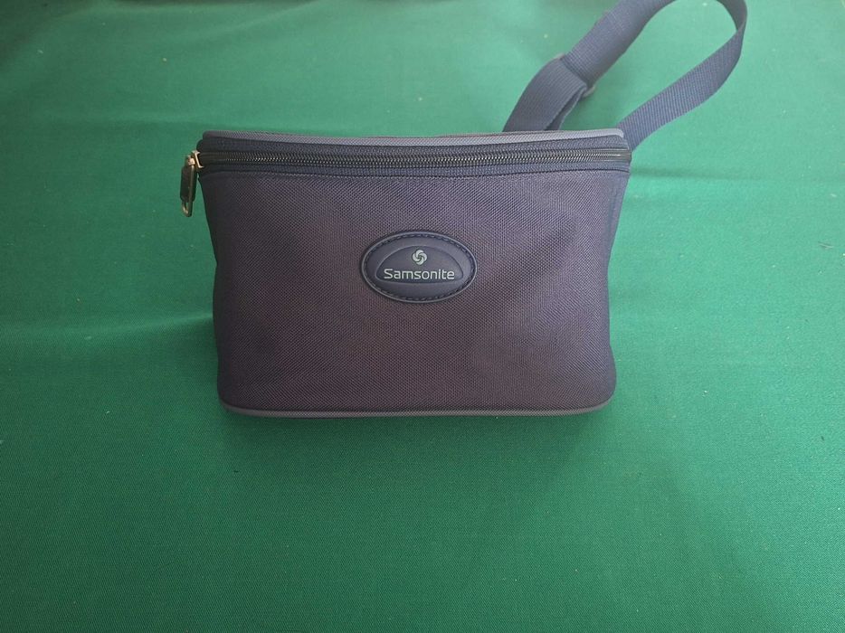 Bolsa de cintura Samsonite, cor azul, como nova