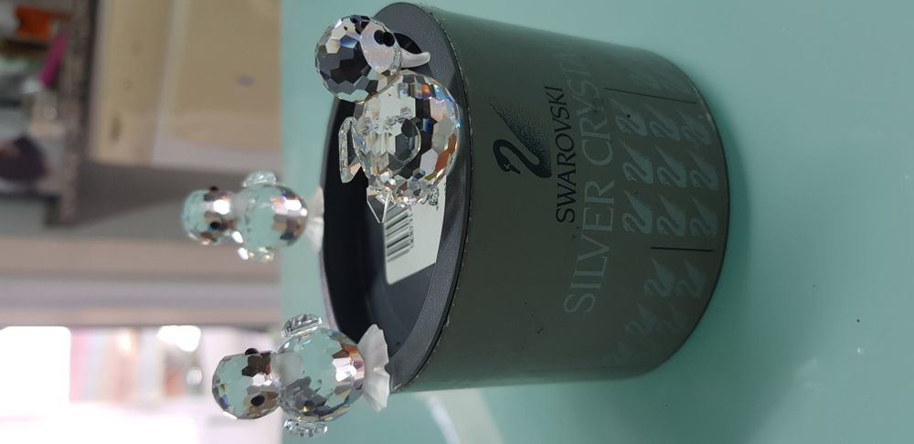Cristal Swarovski- Coleção animais miniaturas -Patinhos conjunto 3