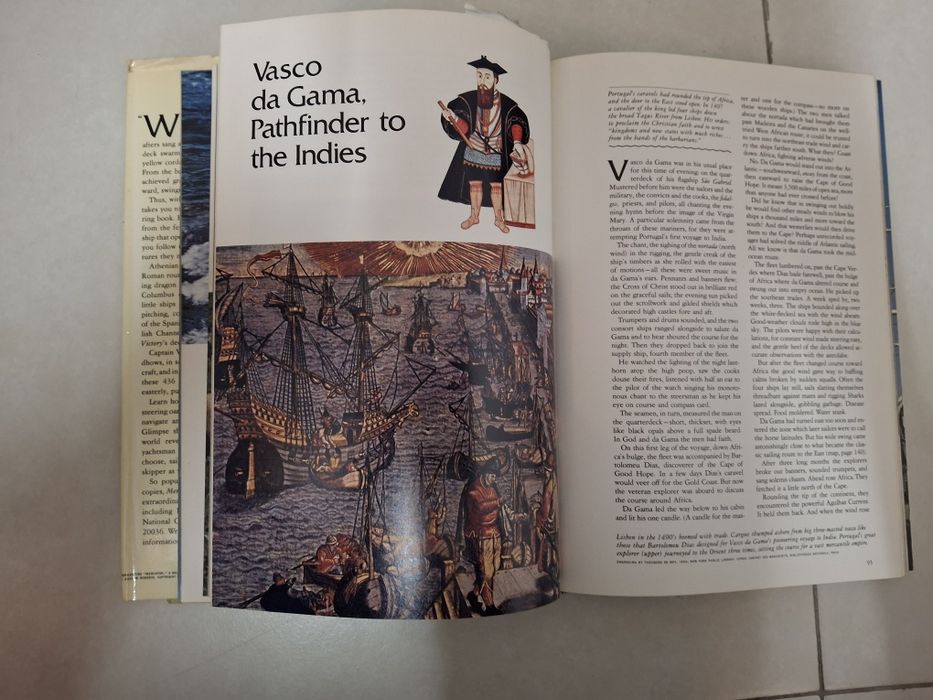 Livro "Men, Ships and the Sea"