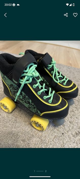 Wrotki nowe 35/36 35 i 36 crivit rolki czterokołowe