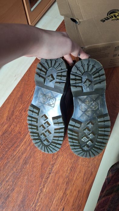 Bordowe Buty glany Jadon dr Martens