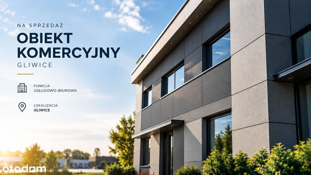 Nowoczesny obiekt usługowo-biurowy ok. 1 200 m² | Gliwice | parking