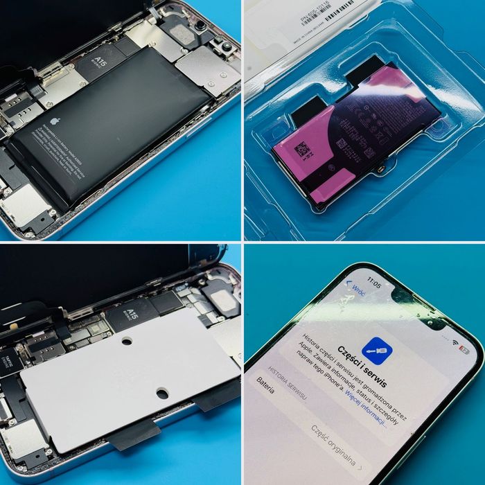 Wymiana baterii iPhone Szczecin - iPhone 11 / 12 / 13 / 14 / 15 GWARA.