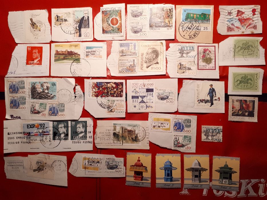 Colecção de 97 selos