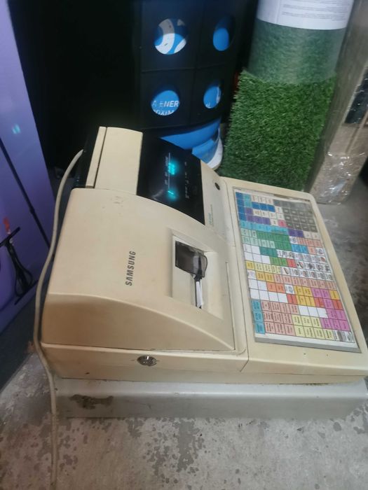 Caixa Registadora Eletrónica Samsung ER-5100 (com Gaveta e Chaves)