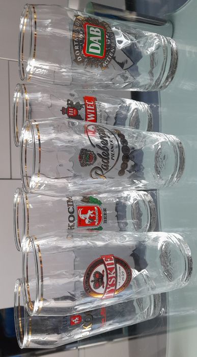 Szklanki do piwa nowe