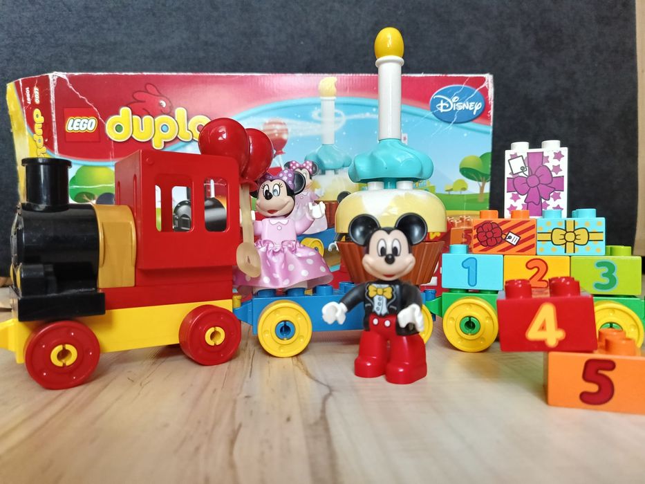 LEGO DUPLO 10597 urodzinowy pociąg kompletne z pudelkiem