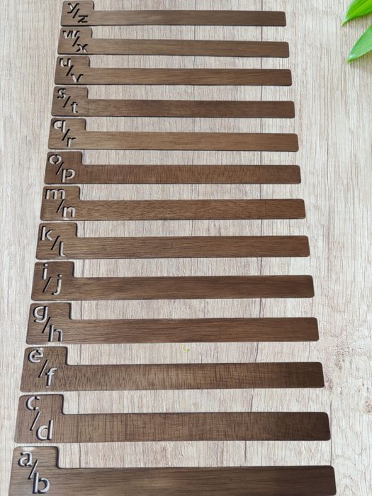 Separador alfabético - Discos de vinil