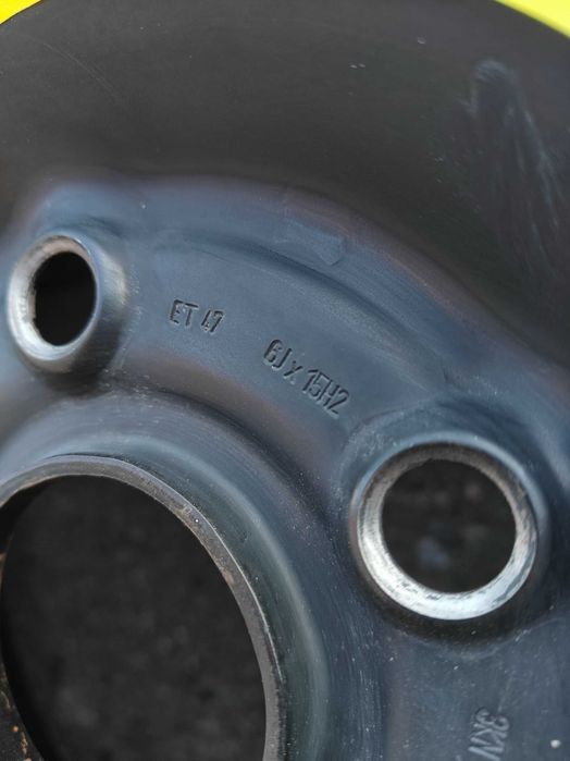 Volkswagen group Запаска R15 195 65 Bridgestone диск 5×112, 6J, ET47