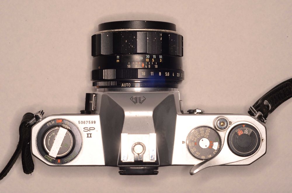 Asahi Pentax Spotmatic SPII + S-M-C Takumar 50 mm 1:1.4 - Leia tudo