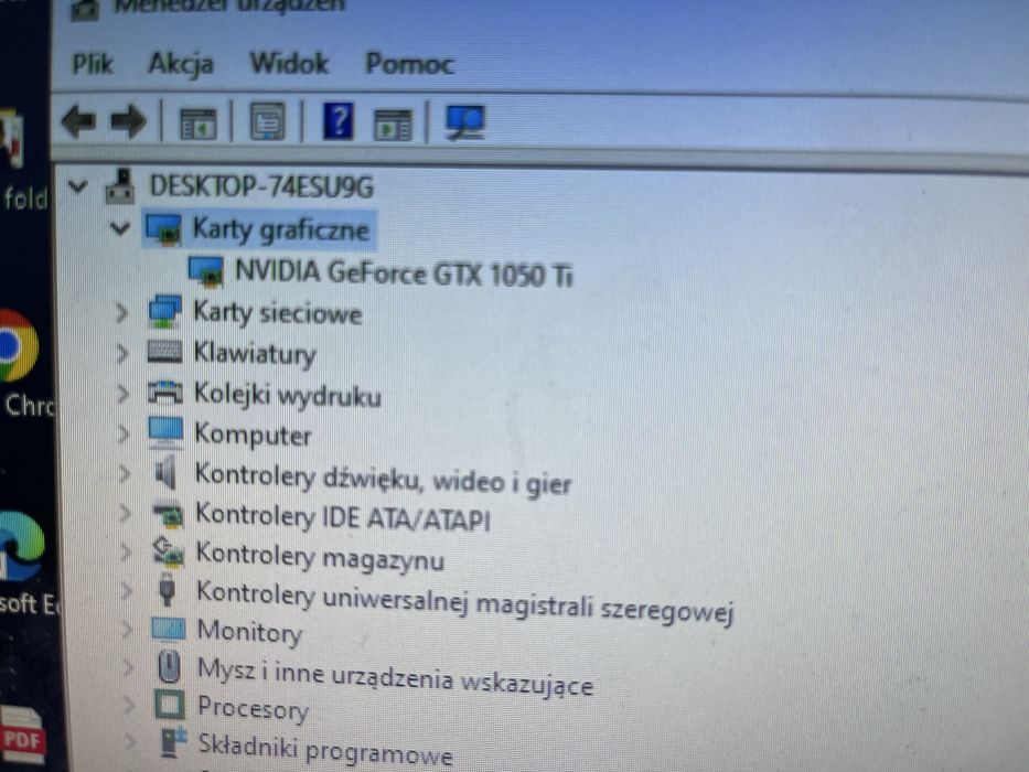 Komputer stacjonarny + monitor