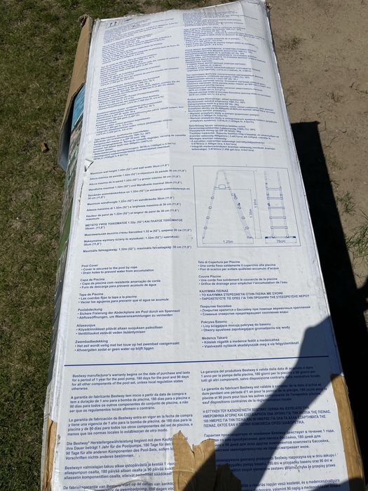 Basen ogrodowy Bestway Power Steel 5.49 m x 1.32 m + chemia GRATIS