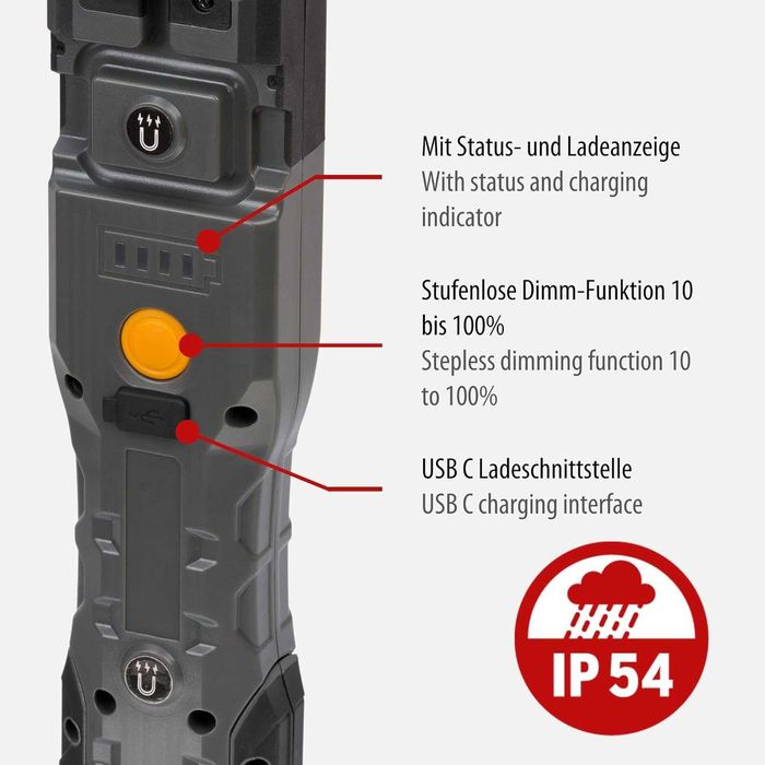 Brennenstuhl lanterna de trabalho LED A+ IP54