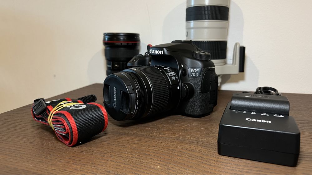 Câmera fotográfica Canon 70d