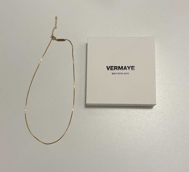 Naszyjnik pozłacany - Vermaye - szwajcarska biżuteria premium - 40 cm