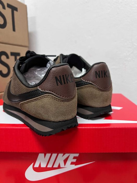 Женские кроссовки Nike Cortez brown&black v2 Premium. 36-41