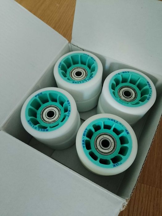 Vendo 8 rodas Fox com rolamentos, novos