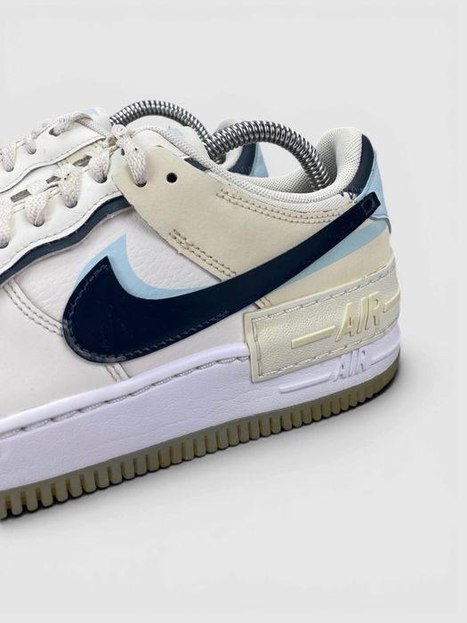 Buty Sportowe Nike Air Force 1 Low Shadow Kremowy Turkus Rozmiar 38