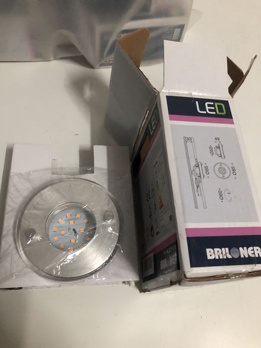 Conjunto de 10 projectores leds