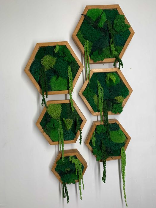 Декор из мха,натуральное дерево с мхом,декор под заказ,ЗВОНИТЕ!