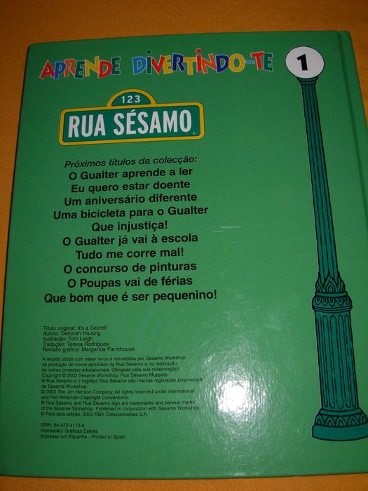 É um segredo - Rua Sésamo NOVO