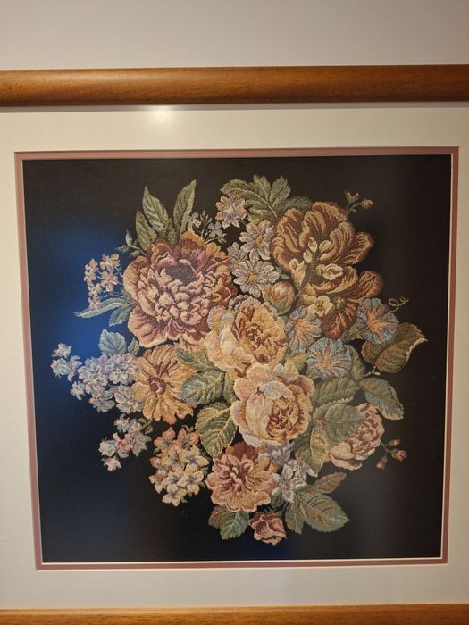 Quadro tecido floriado64376318119939120