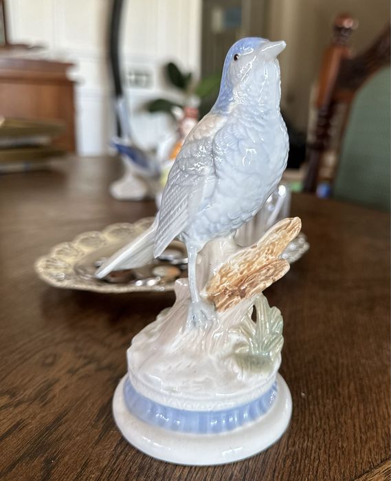 Figurka ptak ptaszek brak sygnatury porcelanowy ceramiczny 1323