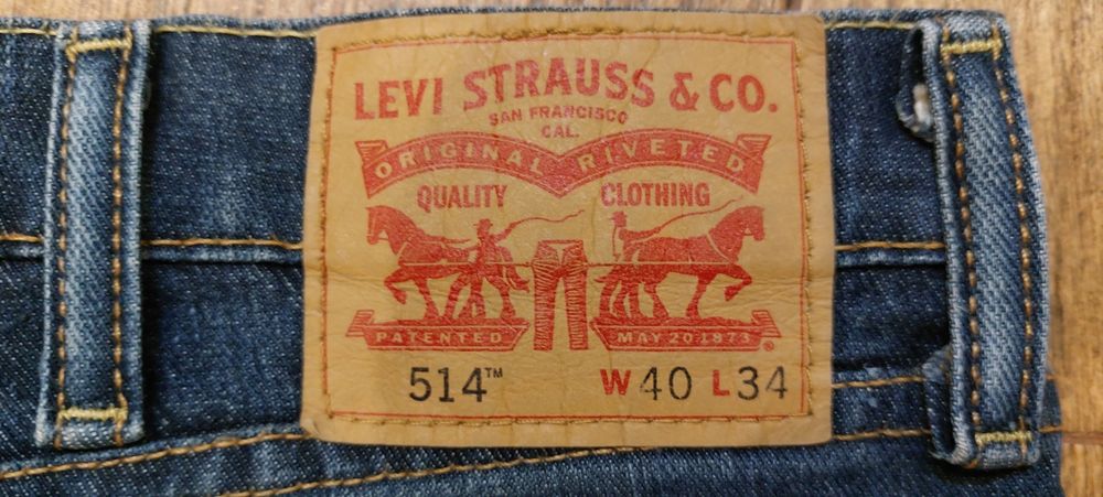 Оригинальные мужские джинсы Levi Strauss & Co 514, W40 L34