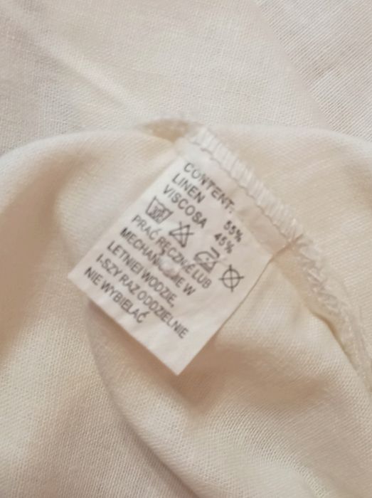 Letnie wdzianko len z wiskozą