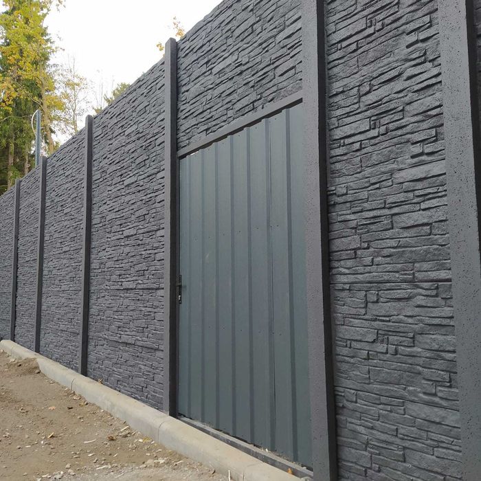 Nowoczesne ogrodzenie betonowe różne wzory RATY, DARMOWA WYCENA