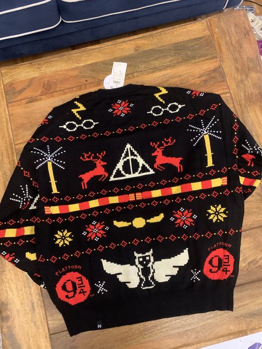 Harry potter swter zimowy L męski unisex