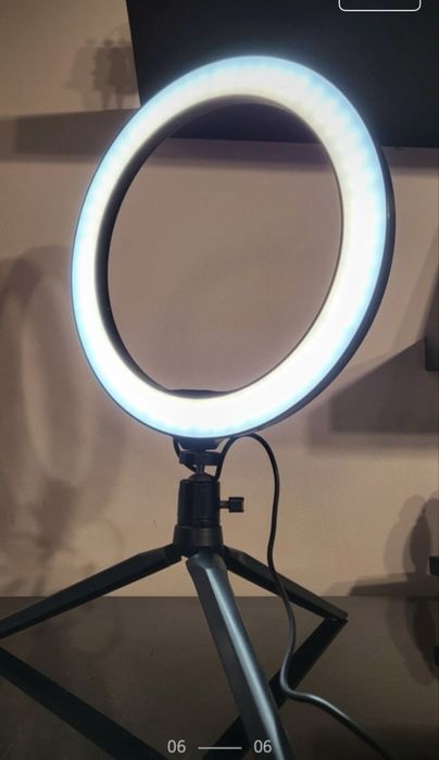 Ring light com tripe