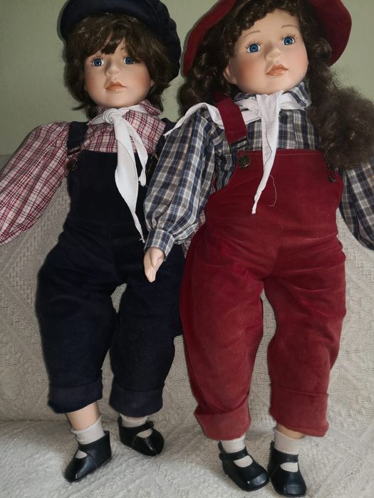 Lalki porcelanowe para