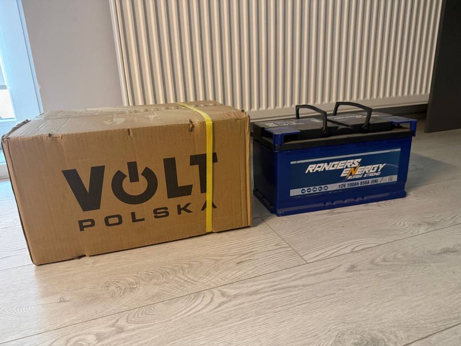 Продам комплект резервного живлення: інвертор Volt Polska + акумулятор 100 Ah (НОВІ)