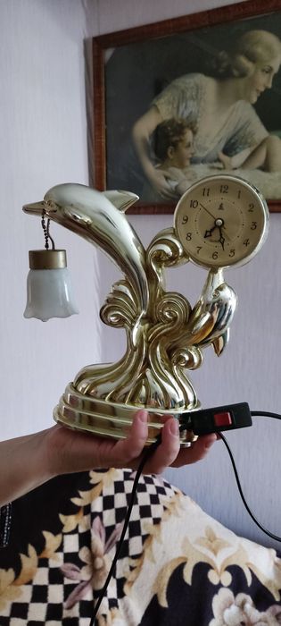 Светильник - часы